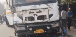 मोतिहारी कोटवा में भीषण सड़क हादसा: NH-27 जाम, आक्रोशित भीड़ ने एनएचएआई की गाड़ी फूंकी