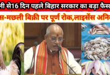 होली से पहले बड़ा फैसला: बिहार के शहरों में खुले में मांस-मछली बिक्री पर पूर्ण रोक, लाइसेंस अनिवार्य