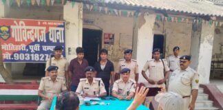 आस्था पर प्रहार करने वाले शातिर चोर गिरफ्तार, गोविंदगंज पुलिस ने बरामद किया हनुमान जी का मुकुट