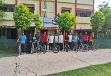 फिट इंडिया के संदेश के साथ मोतिहारी में निकली एनसीसी की भव्य साइकिल रैली