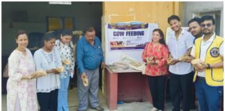 गौ-सेवा के साथ लायंस क्लब ऑफ बीरगंज मेट्रो सिटी ने किया नए सत्र का शुभारंभ