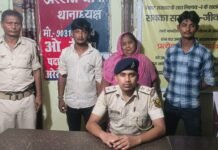 अरेराज में सनसनी: महिला की हत्या कर शव जलाने का प्रयास, पुलिस ने चिता बुझाकर पति, भैसुर व सास को किया गिरफ्तार