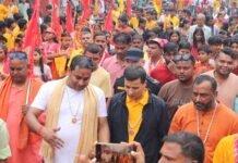 हजारों श्रद्धालुओं की सहभागिता के साथ वीरगंज में श्री गहवामाई की चौथी रथयात्रा भव्य एवं शांतिपूर्ण ढंग से संपन्न