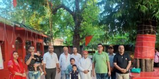 भारत विकास परिषद् ने दक्षिणमुखी हनुमान मंदिर में किया खीर प्रसाद का वितरण