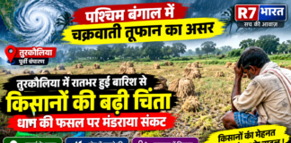कटाई के समय मौसम की बेरुखी से परेशान अन्नदाता, खेतों में तैयार धान को लेकर बढ़ी चिंता